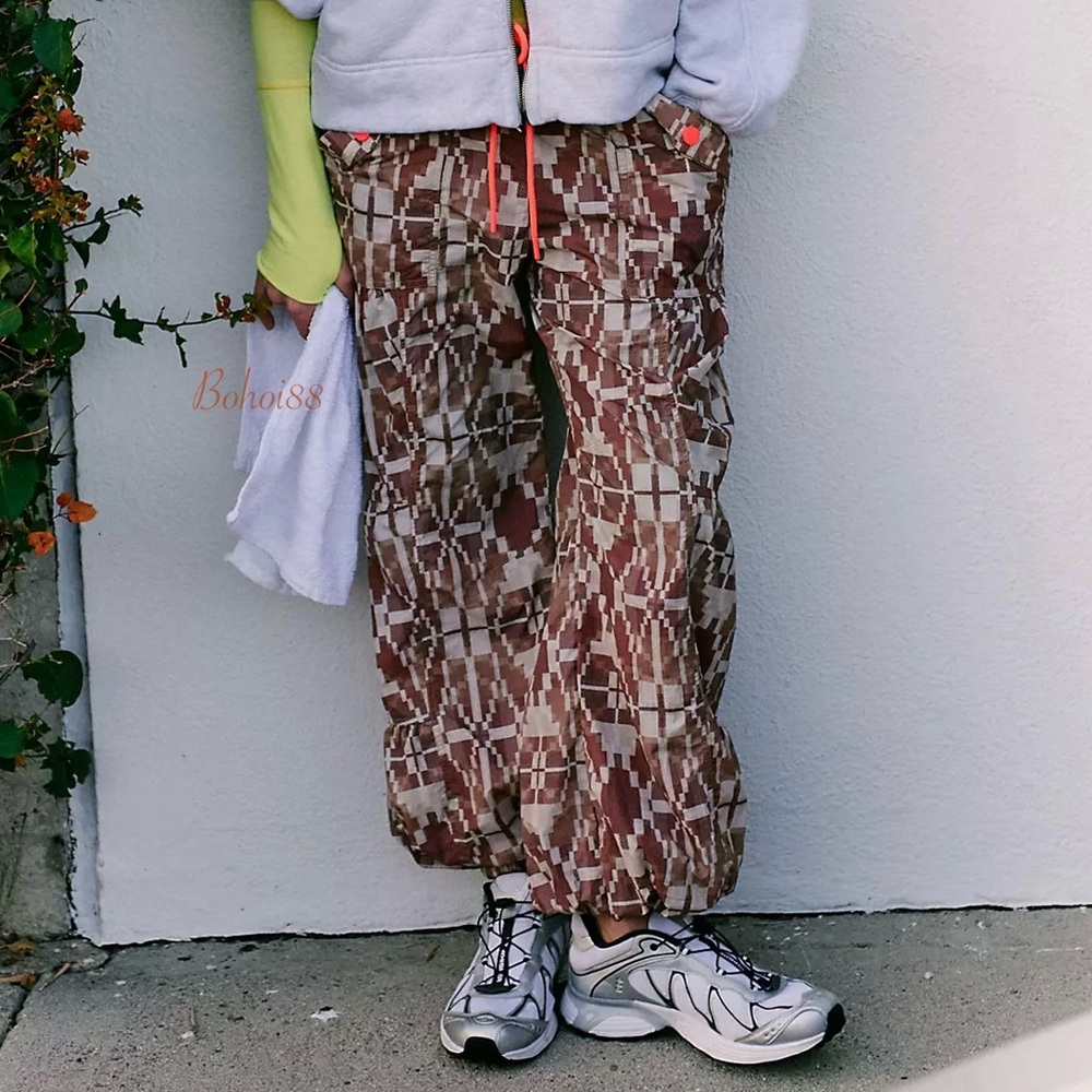 NEW Free People Set Me Free Printed Pants